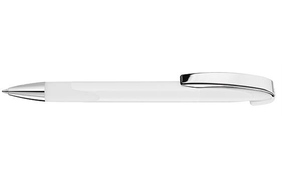 9403958 UMA 0-0122 M-SI UMA Look Grip M-SI kulepenn med trykk 1f Hvit 1000 stk